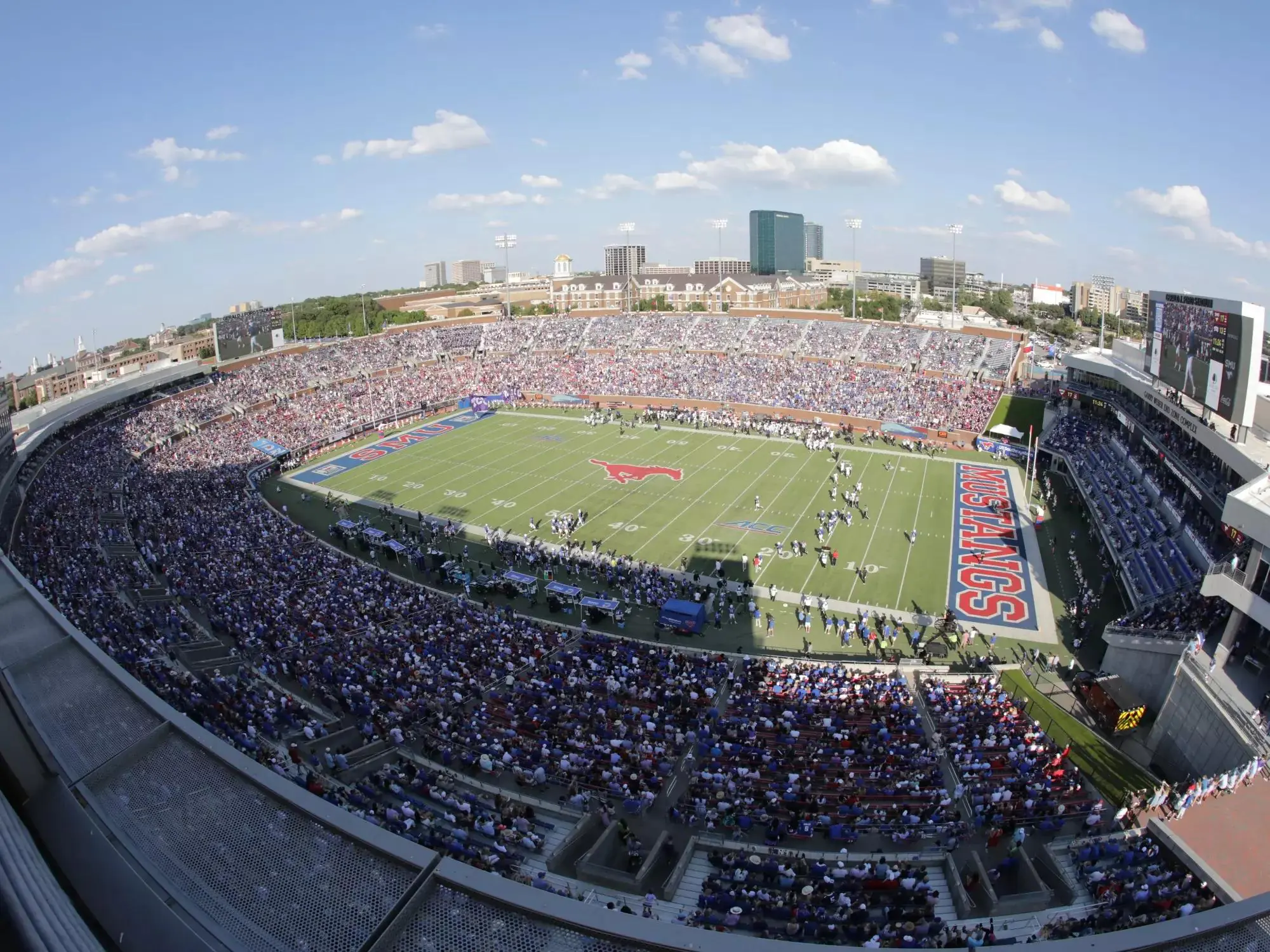 Gerald J. Ford Stadium at Southern Methodist University in Dallas
